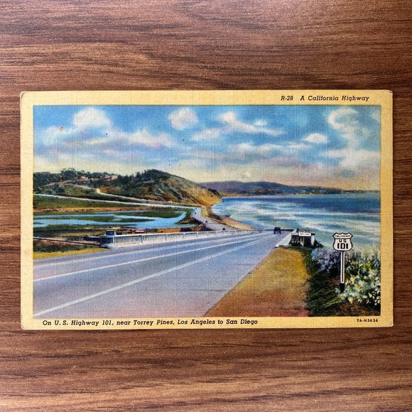 Vintage Other - Vintage California Linen Souvenir Travel Postcard